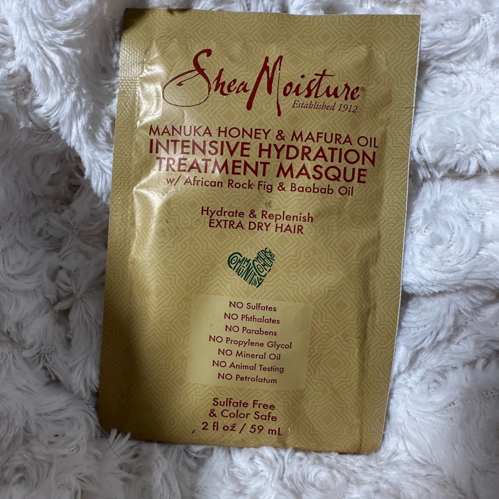 Shea Moisture Intensive Hydration Treatment Masque - Gold